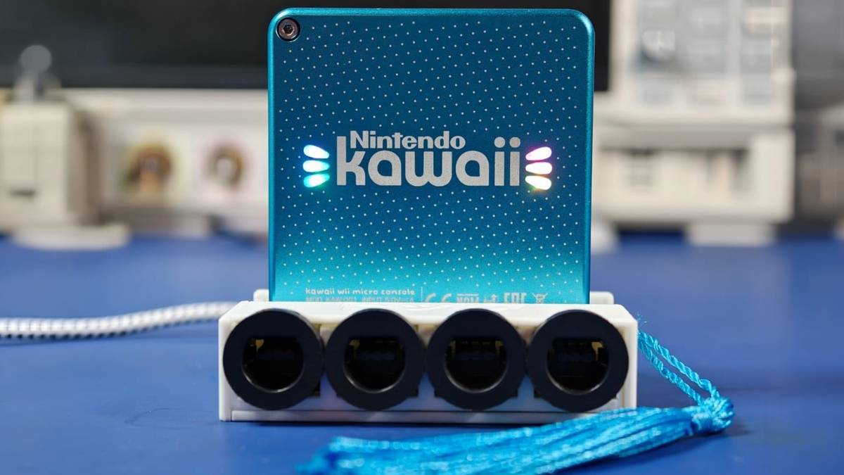 Mini-GameCube als Schlüsselanhänger: Echtes Nintendo-Silizium