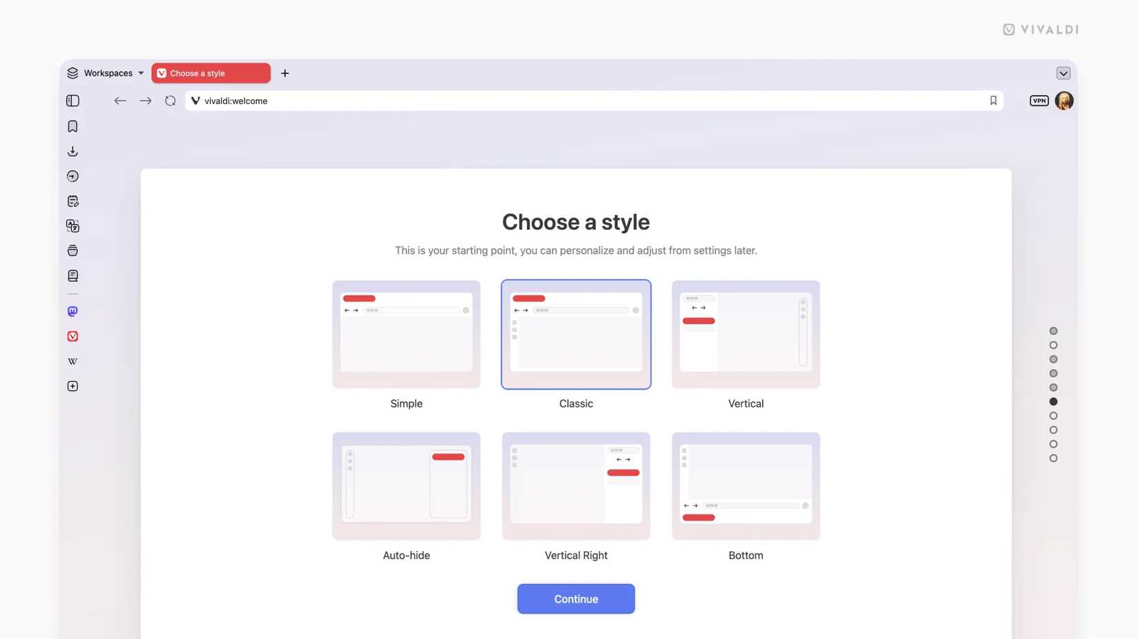 After 13 years, Vivaldi's biggest redesign finally brings its scattered interface together