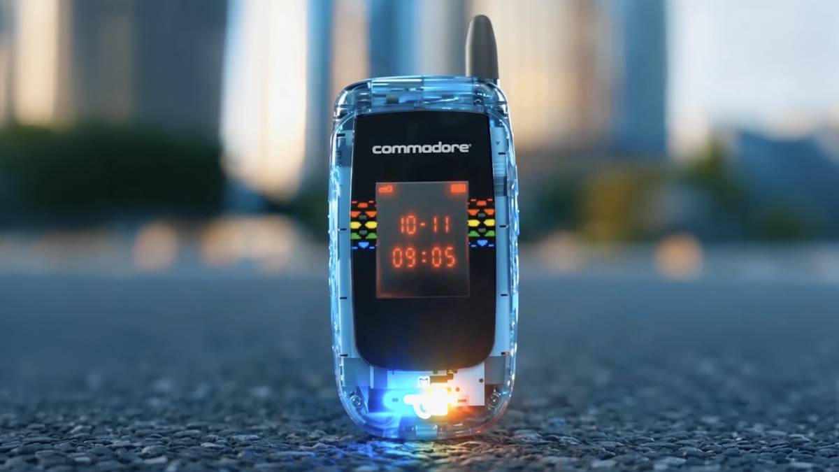 O retorno do Commodore agora inclui um telefone flip que bloqueia mídias sociais