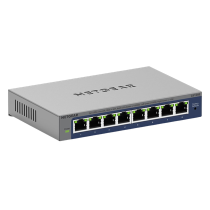 NETGEAR 8-Port Gigabit Ethernet Smart and Simple Managed Switch