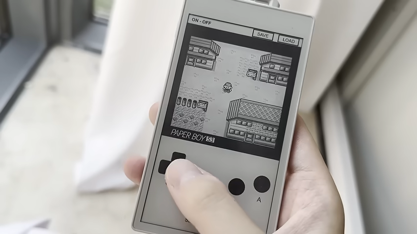 e-Ink ESP32 Game Boy runs at smooth 60Hz refresh rate