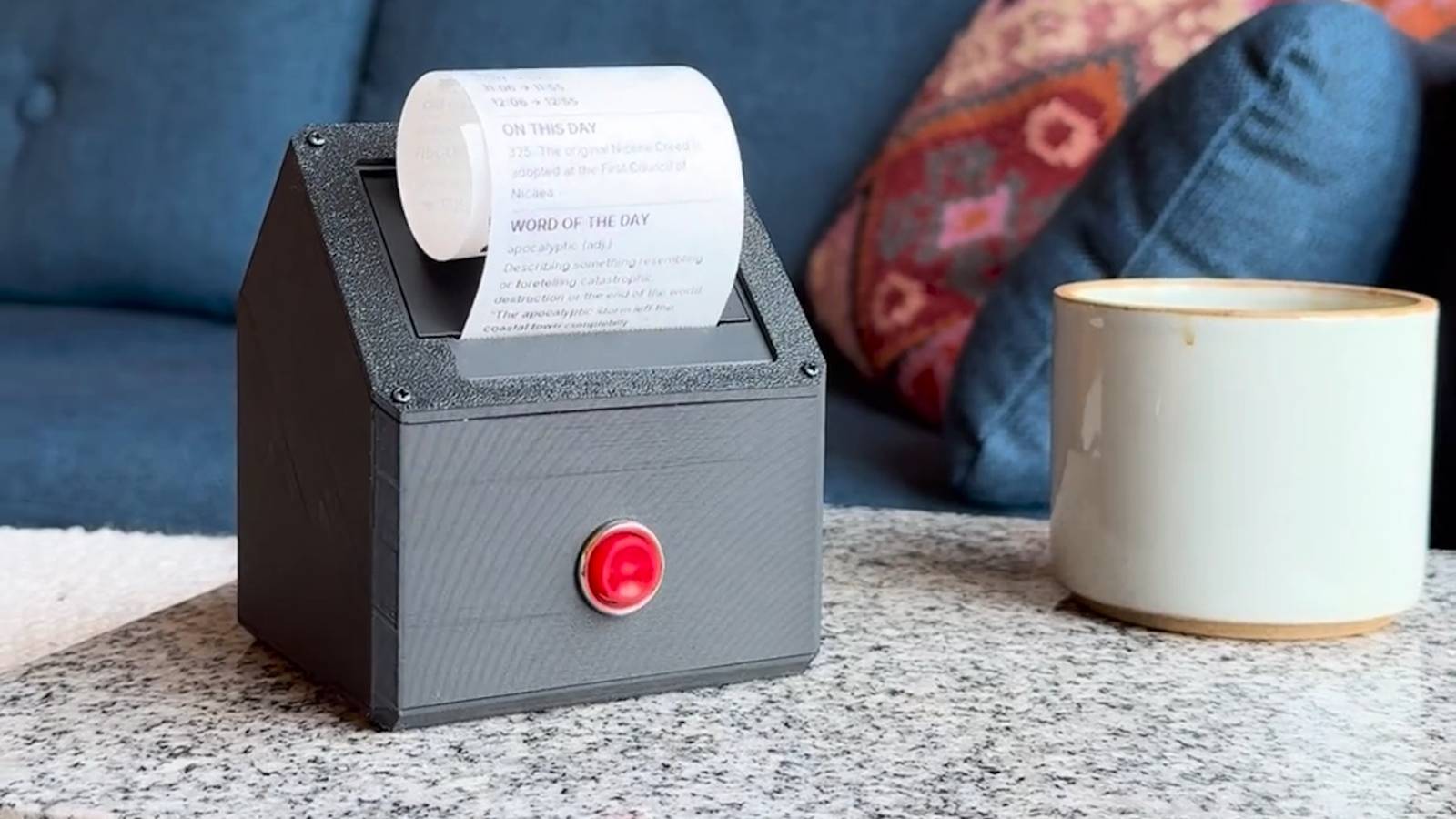 Este fabricante criou uma impressora instrucional diária com Raspberry Pi Zero, e o código é de código aberto Este fabricante criou uma impressora instrucional diária com Raspberry Pi Zero, e o código é de código aberto