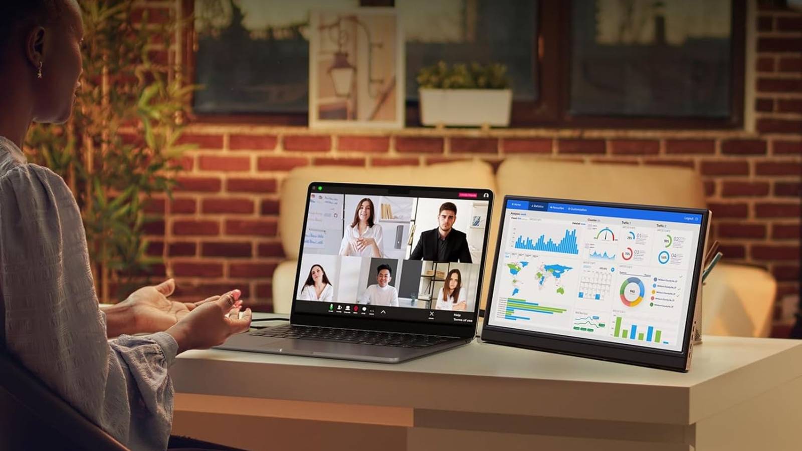 Este monitor portátil econômico de US $ 40 chama a atenção
