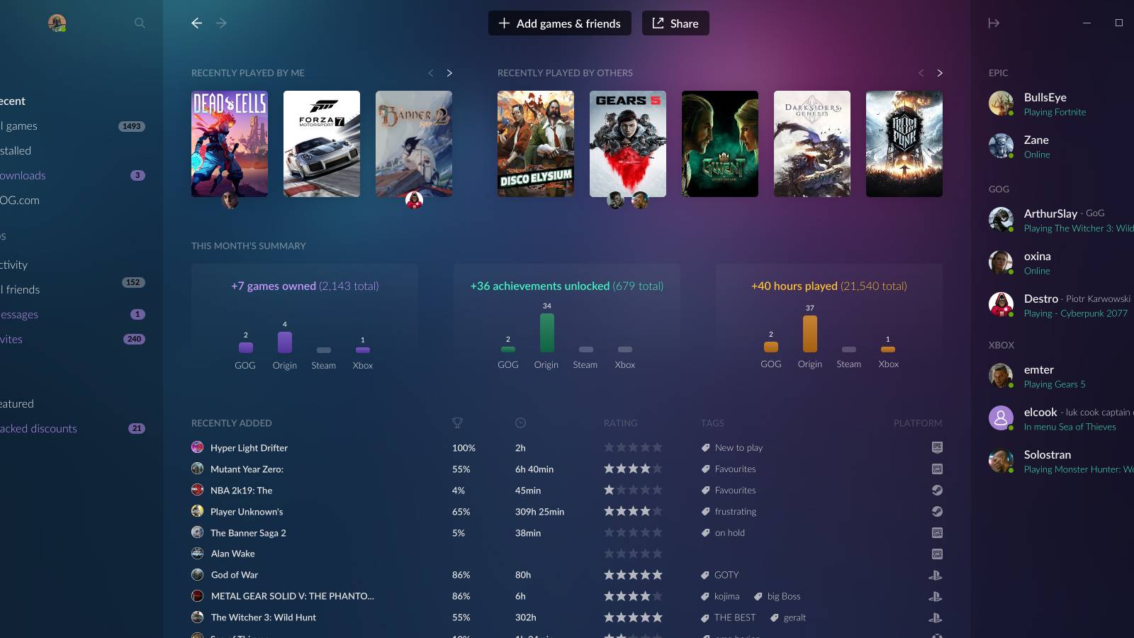 GOG is finally bringing its all-in-one Galaxy launcher to Linux