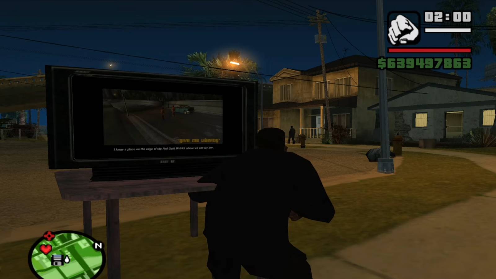 Mod San Andreas permite que CJ jogue jogos GTA 3 e Vice City na TV