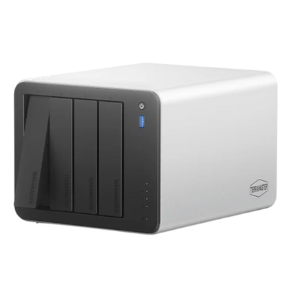 A transparent TerraMaster F4-425 Pro