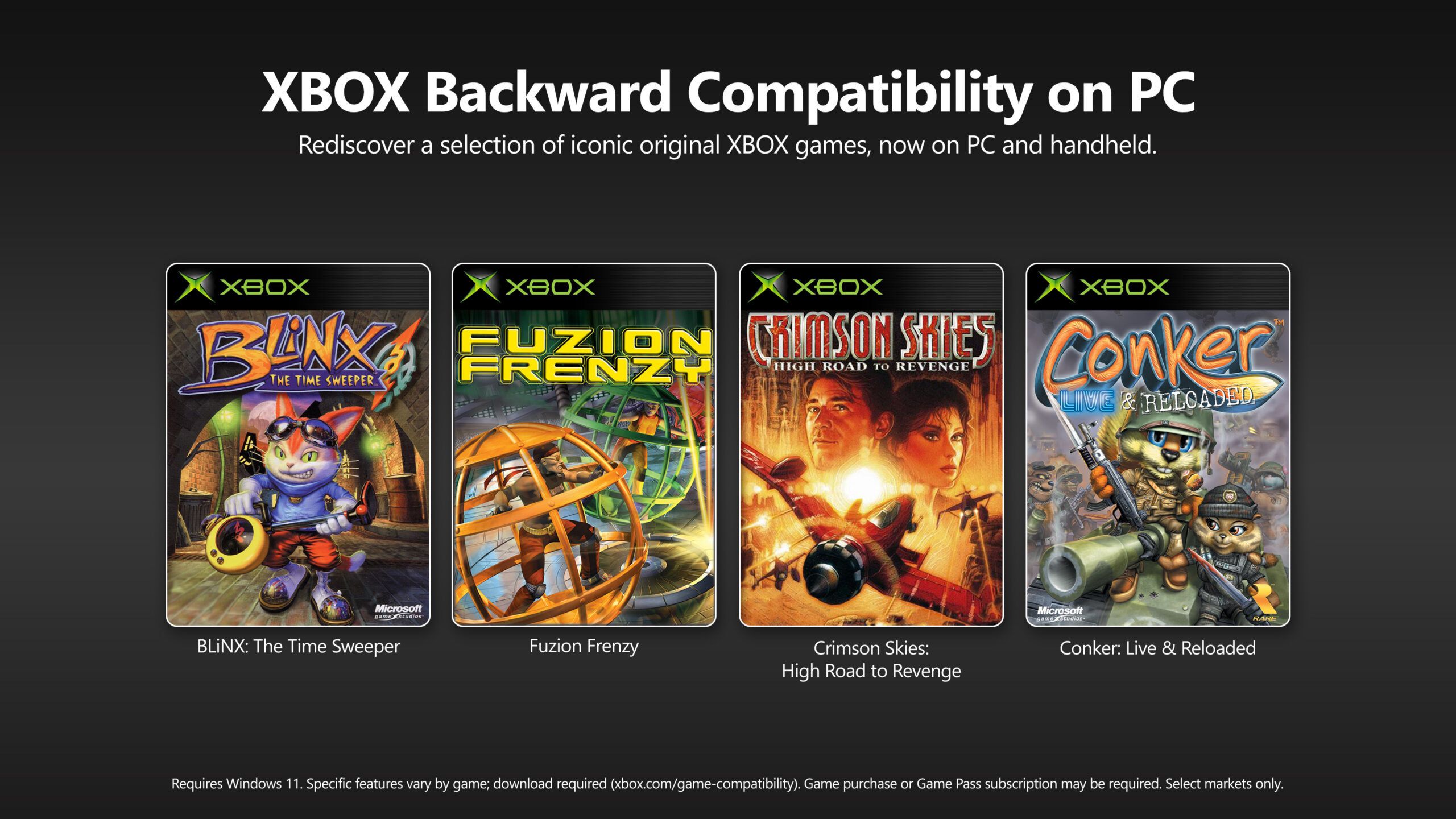 Xbox's PC backward compatibility 