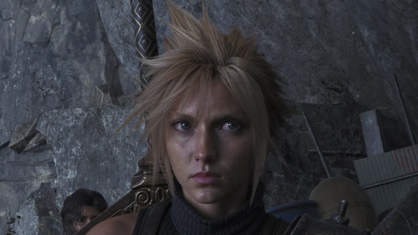 Cloud in Final Fantasy: Rebirth with DLSS 5 on