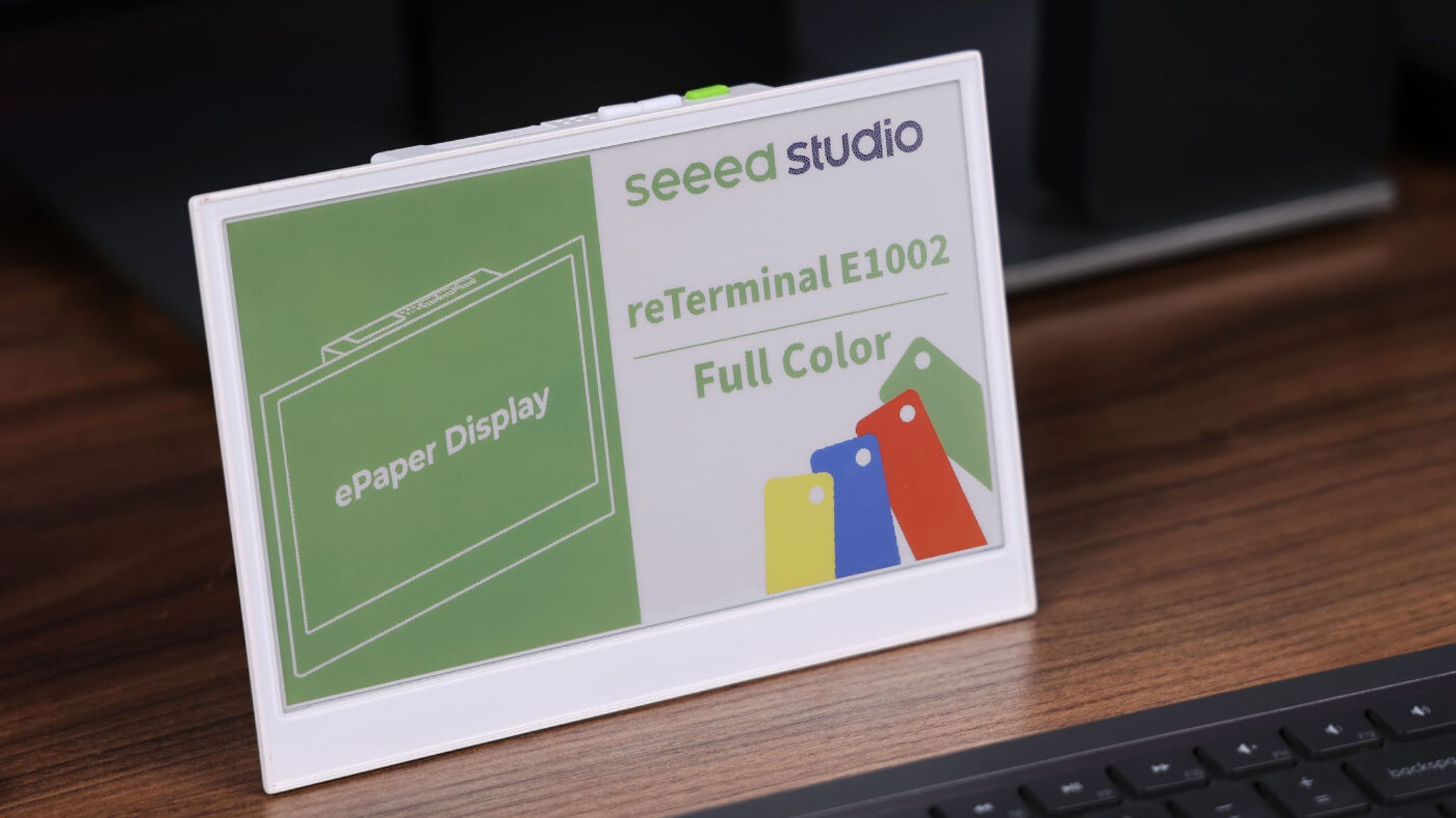 reTerminal E1002 Full-color ePaper Display on desk