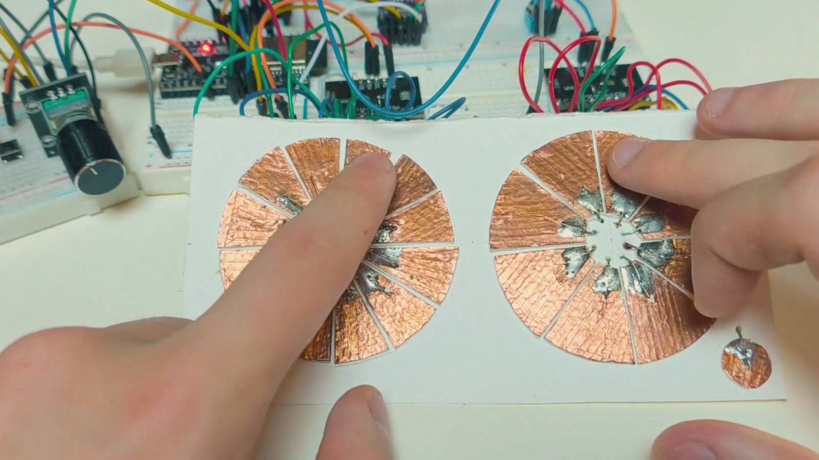 Someone turned their ESP32 into a touch-activated polyphonic synthesizer