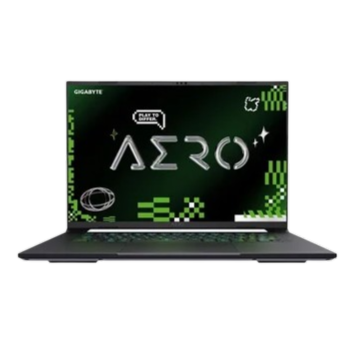 Gigabyte Aero X16 on transparent background