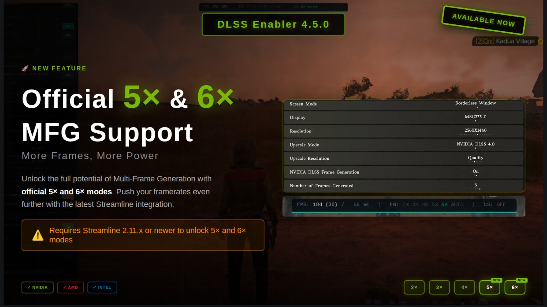 Nvidia'nın RTX 50'ye kilitlediği 6x Çoklu Kare Üretimi, RTX 40'ta çalıştırıldı