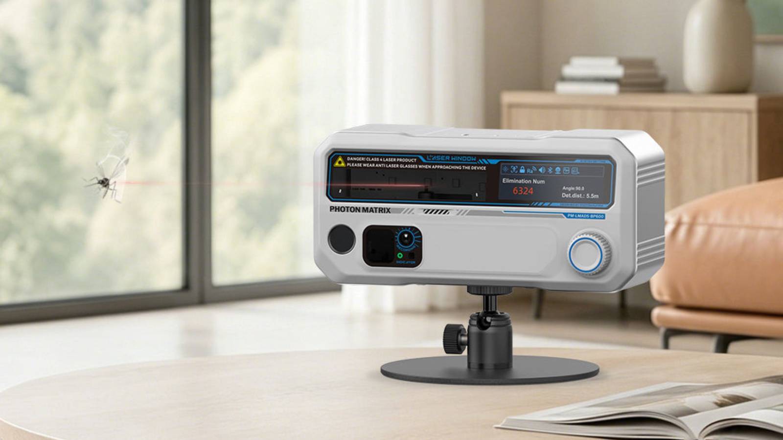 This $1000 gadget takes out mosquitoes with lasers like a tiny air defense system