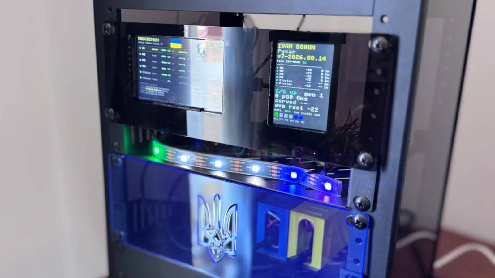 You, too, can make this web server that runs off six ESP32s working together