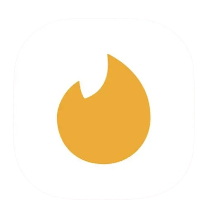 Tinder Gold app logo on a transparent background