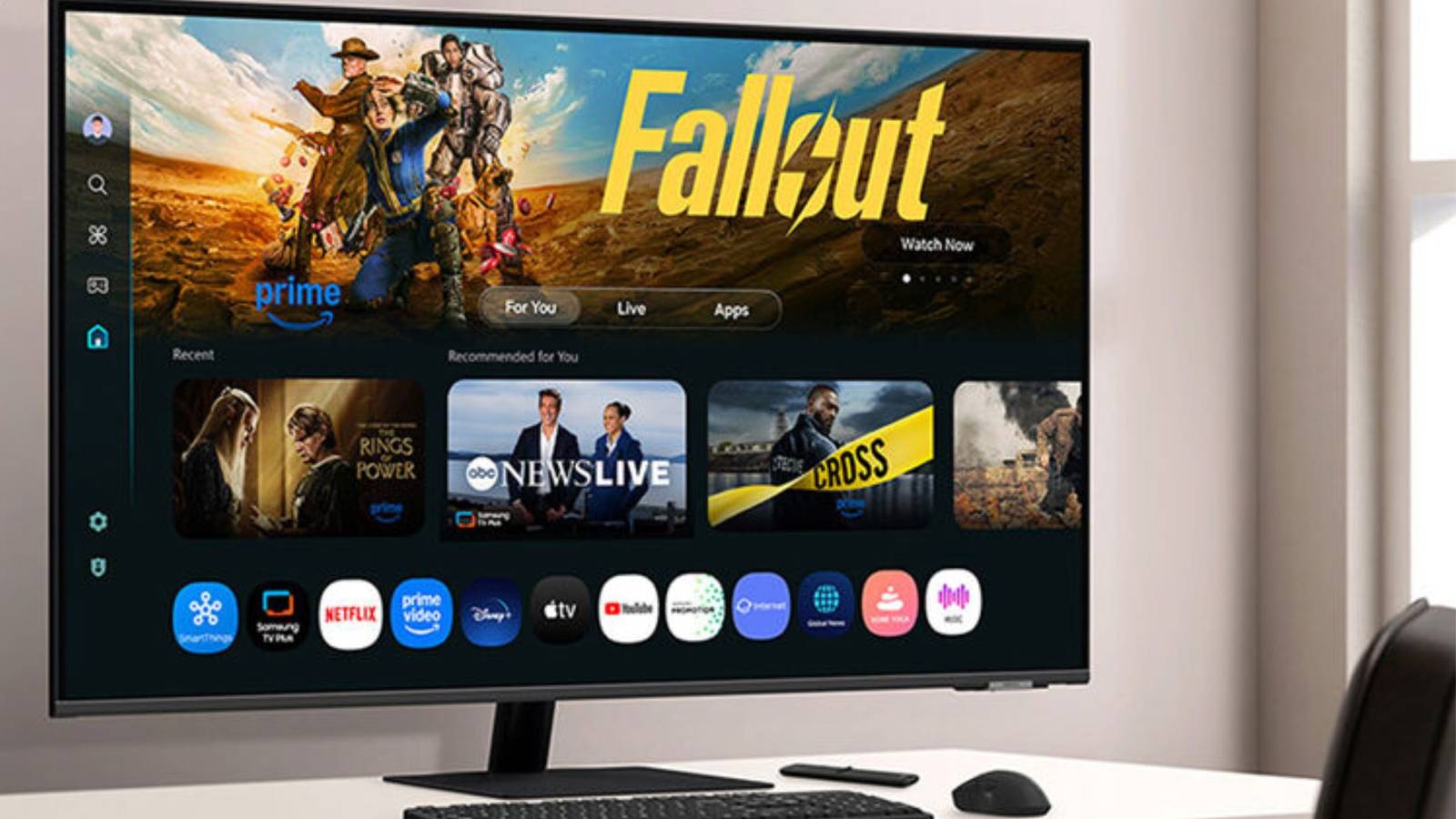 Samsung's 43-inch monitor doubles as a smart TV and is now 44% off