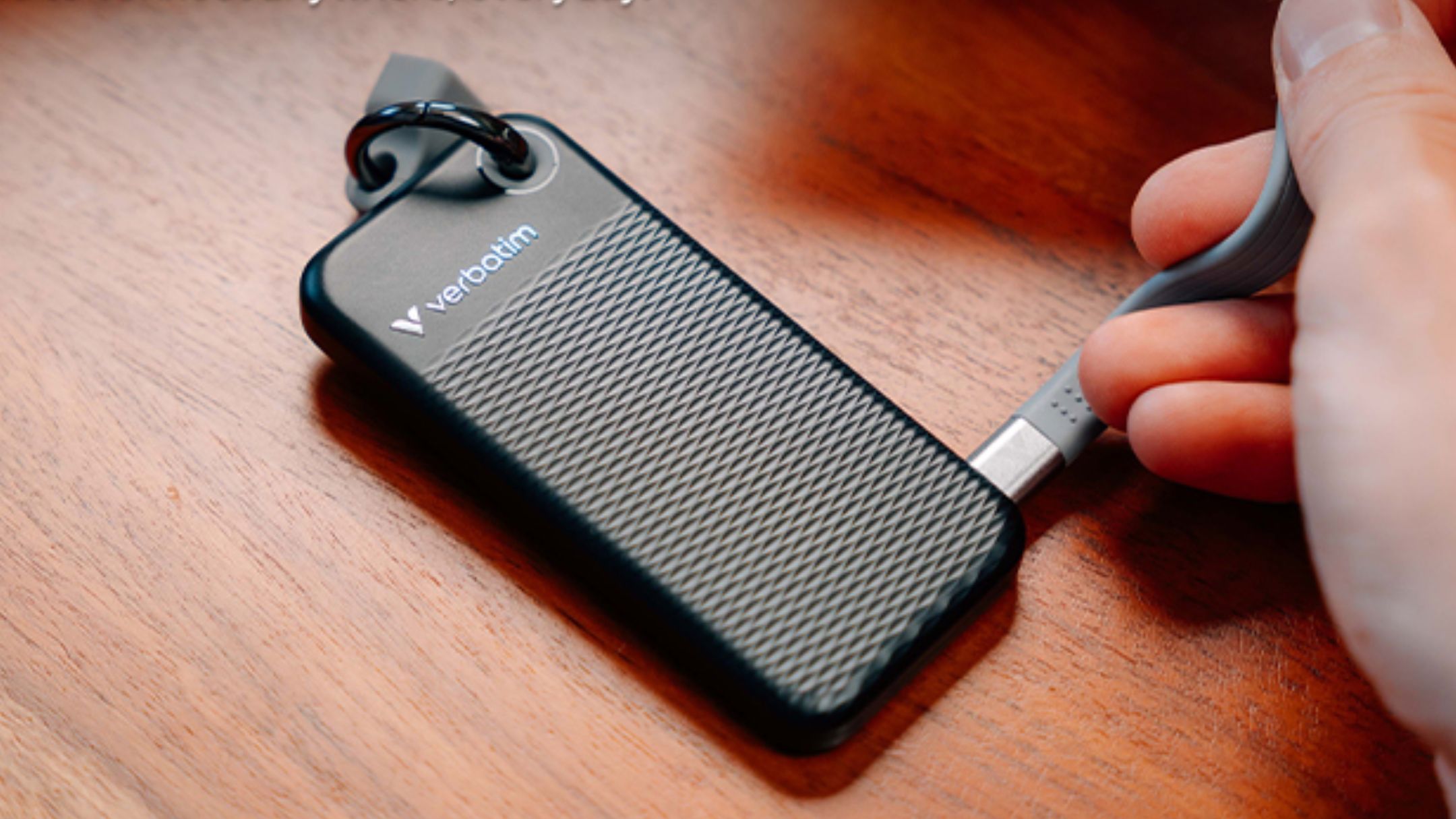 Verbatim Pocket 1TB External SSD on table
