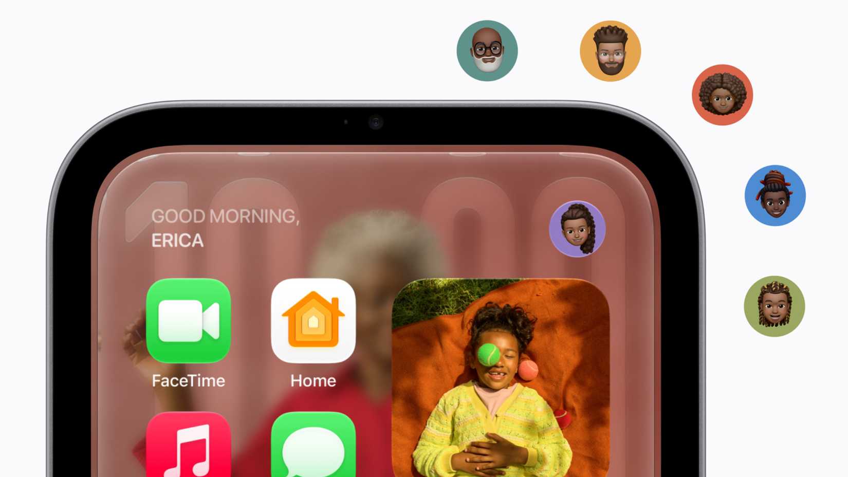 The HomeView's apps 