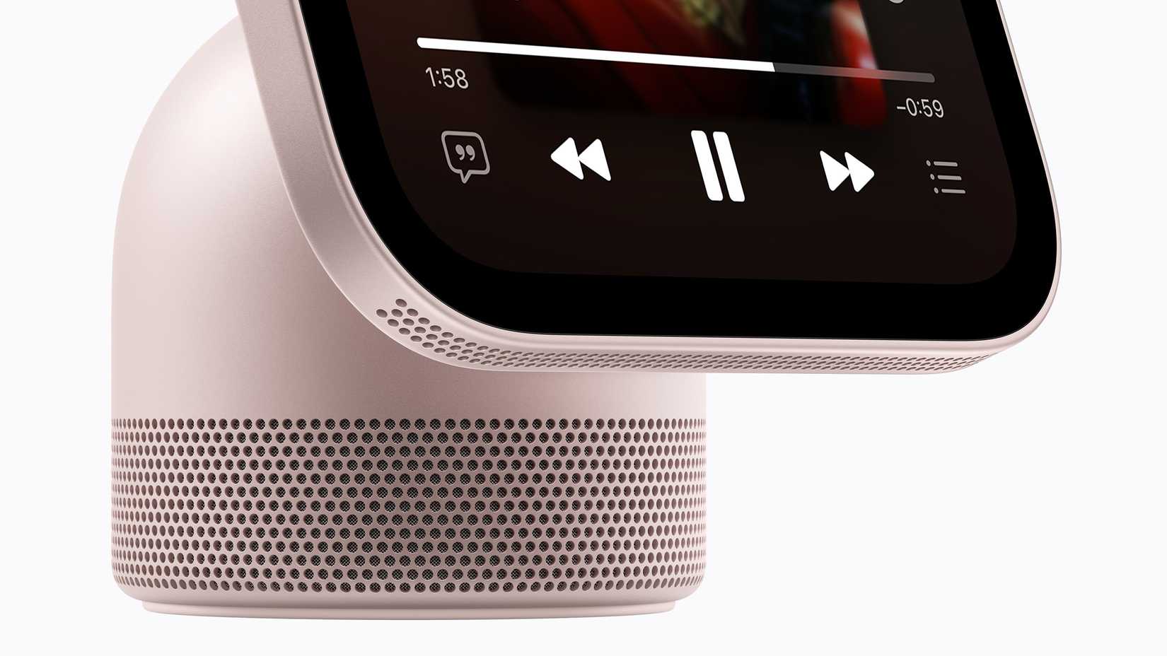 Apple's HomeView speaker 