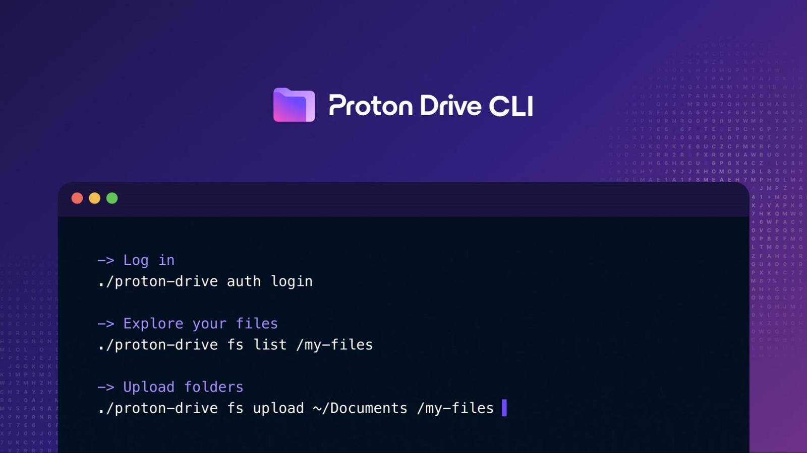 Proton Drive’s new CLI brings encrypted cloud storage to scripts and ...