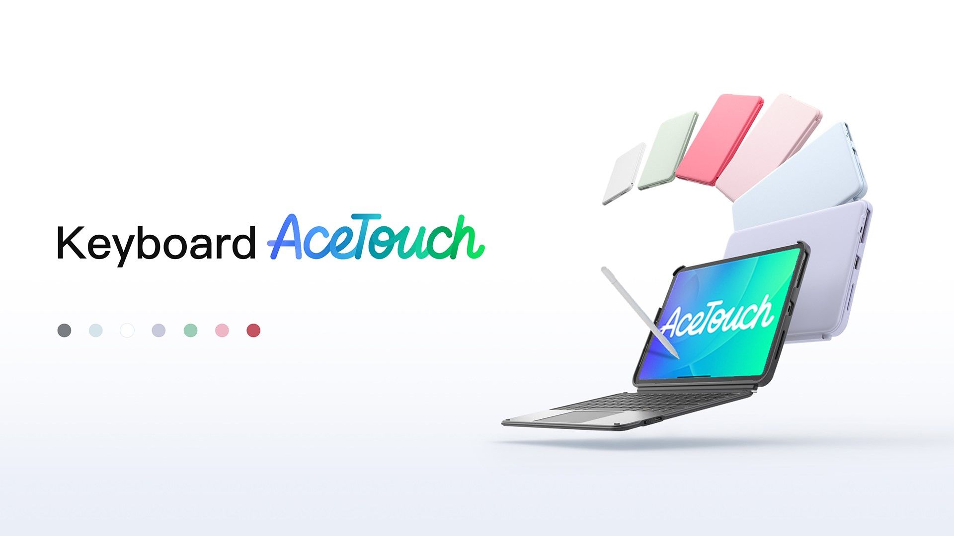 Turn your iPad into a laptop with inateck AceTouch iPad Keyboard Cases