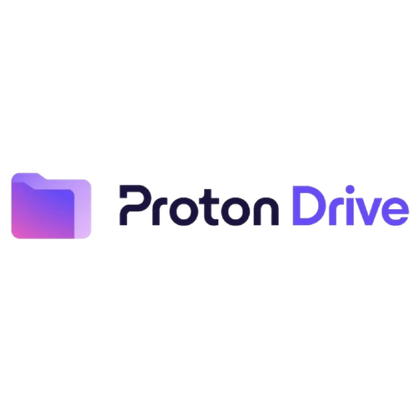 Proton Drive logo on a transparent background