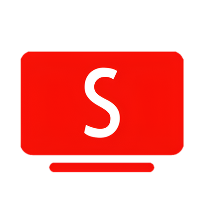 Logo for the SmartTube app.