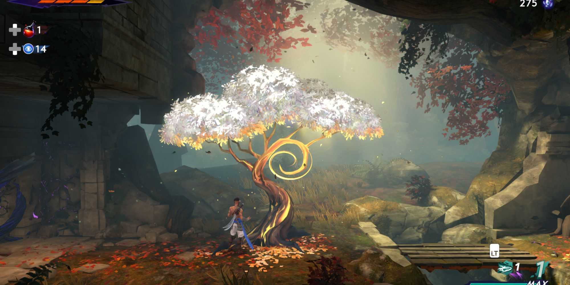 Resting at the Wak-Wak Tree in Prince of Persia The Lost Crown