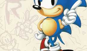 Box art for Mega Drive release of Sonic the Hedgehog