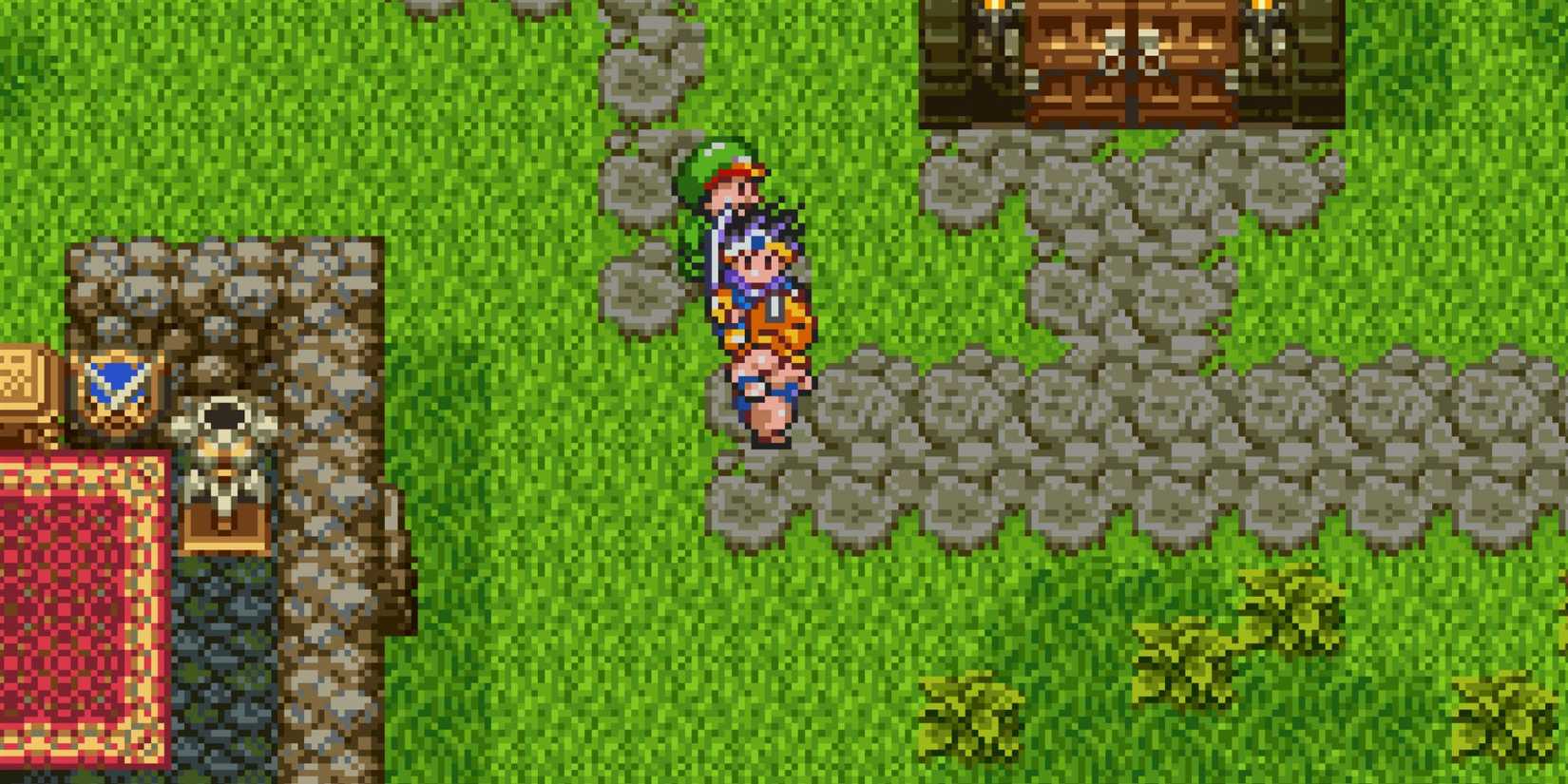 exploring a town in dragon quest 3