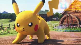 A shot from the opening of Pokken Tournament