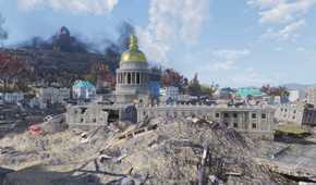 Charlestown Capitol building in Fallout 76