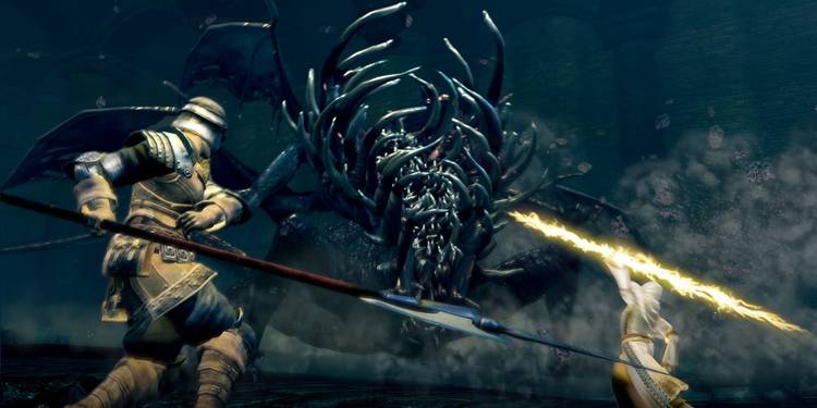 dark-souls boss battle