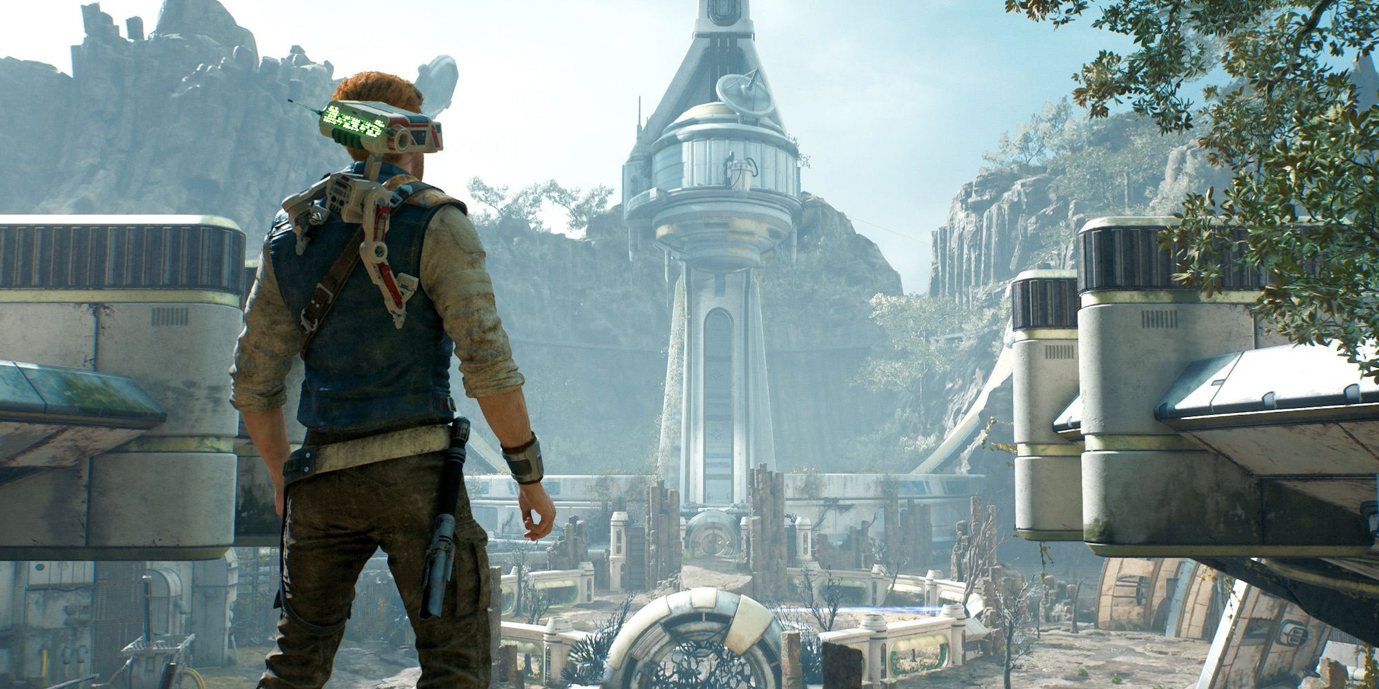 A screenshot of gameplay from Star Wars Jedi: Survivor
