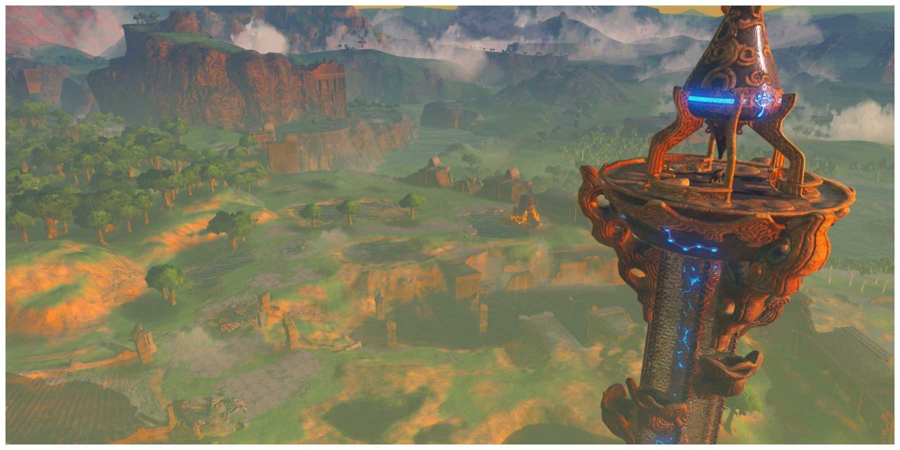 A tower in Breath of the Wild