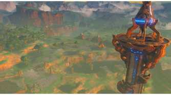 A tower in Breath of the Wild