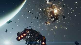 Destroying a satellite in space