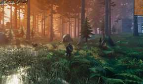 Exploring the wilderness in Valheim