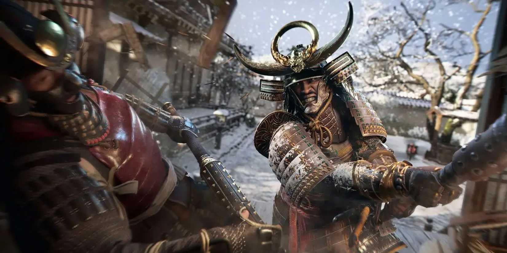 Yasuke wielding a sword in Assassins Creed Shadows
