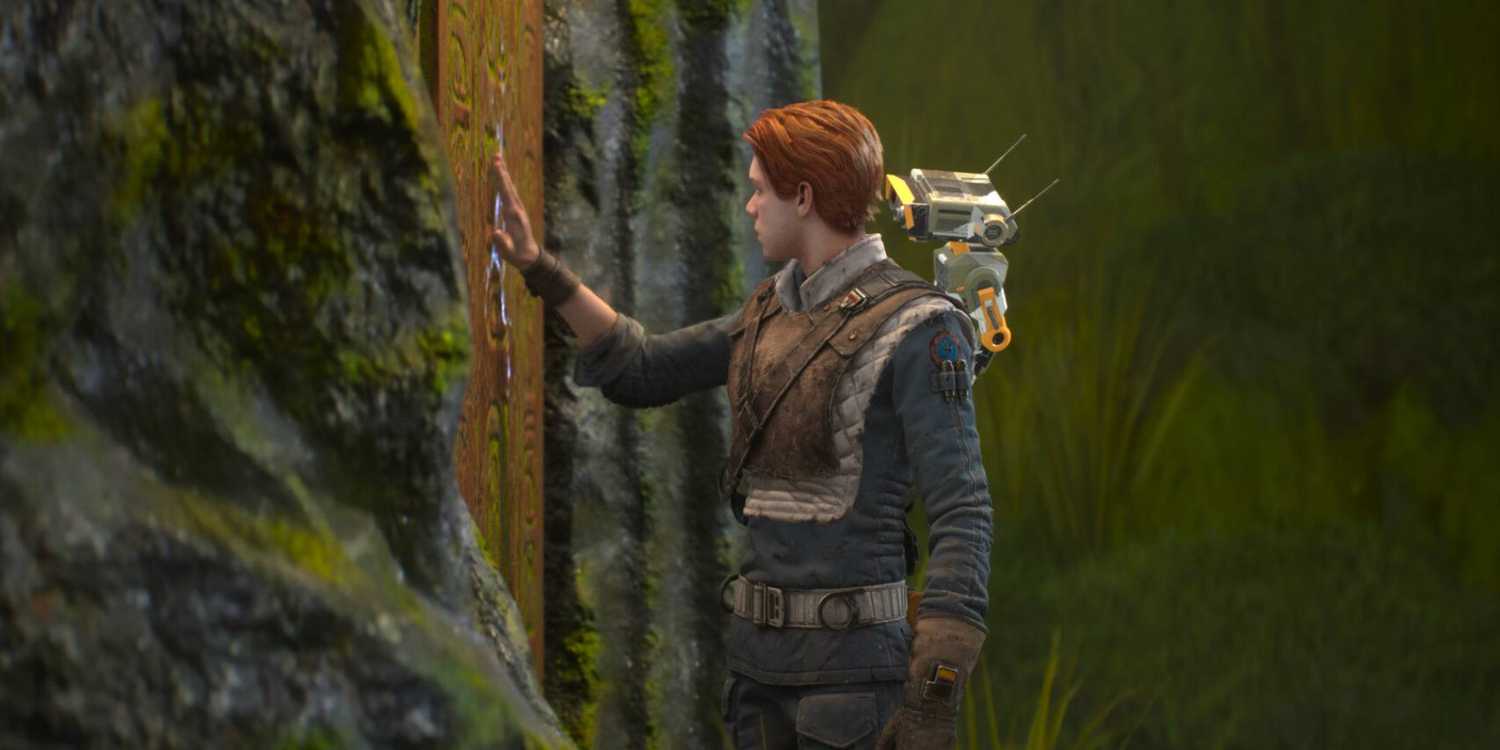 A screenshot of Cal Kestis using psychometry in Star Wars Jedi: Fallen Order