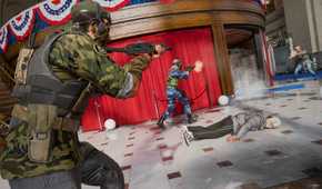 A screenshot of a shootout in multiplayer for Call of Duty: Black Ops 6