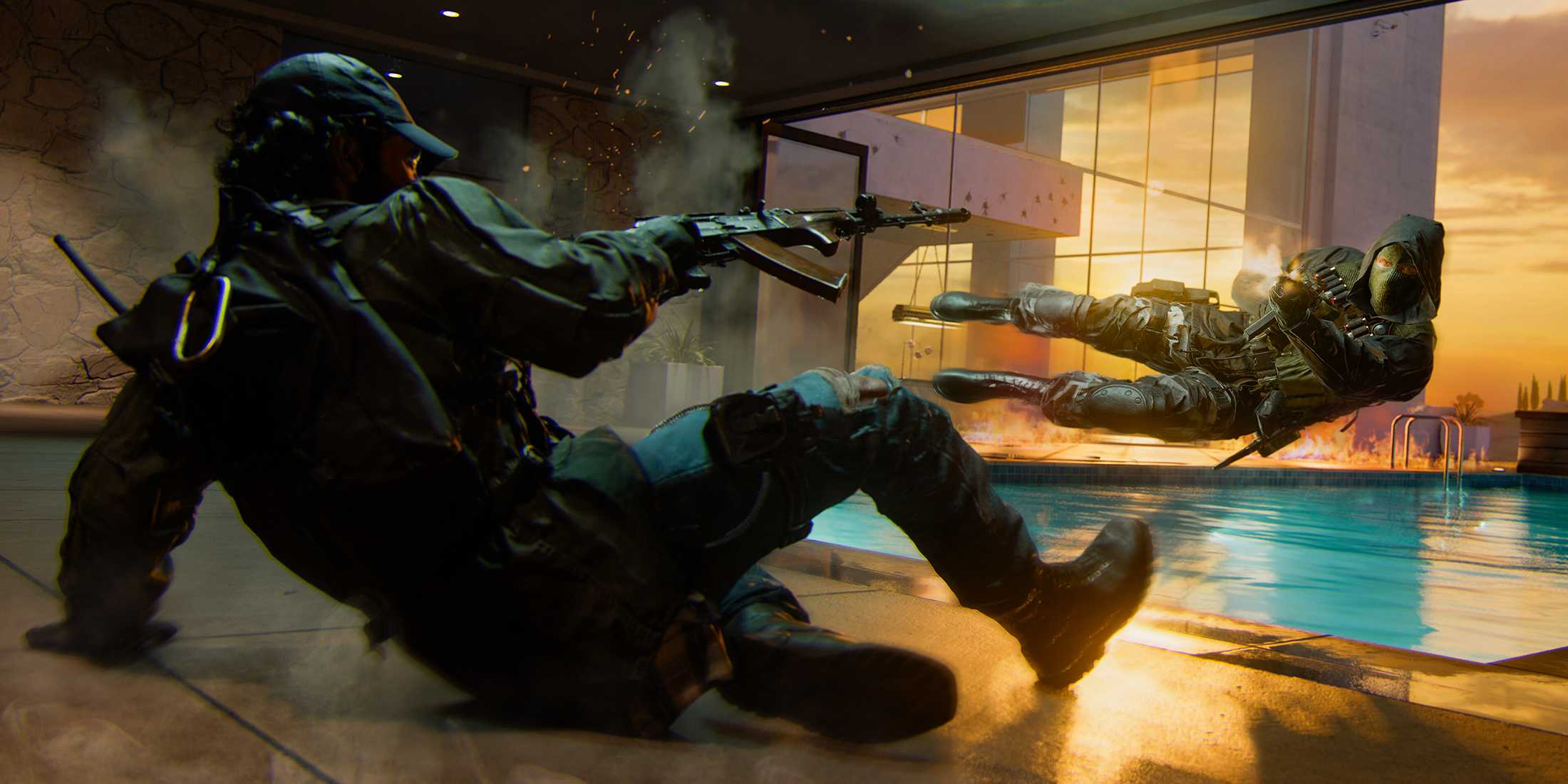 Black Ops 6 one person sliding another diving
