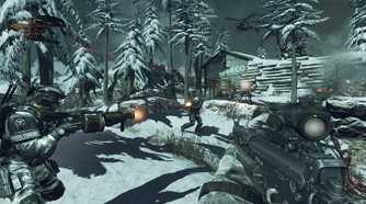 A screenshot of a multiplayer gameplay in Call of Duty Ghosts