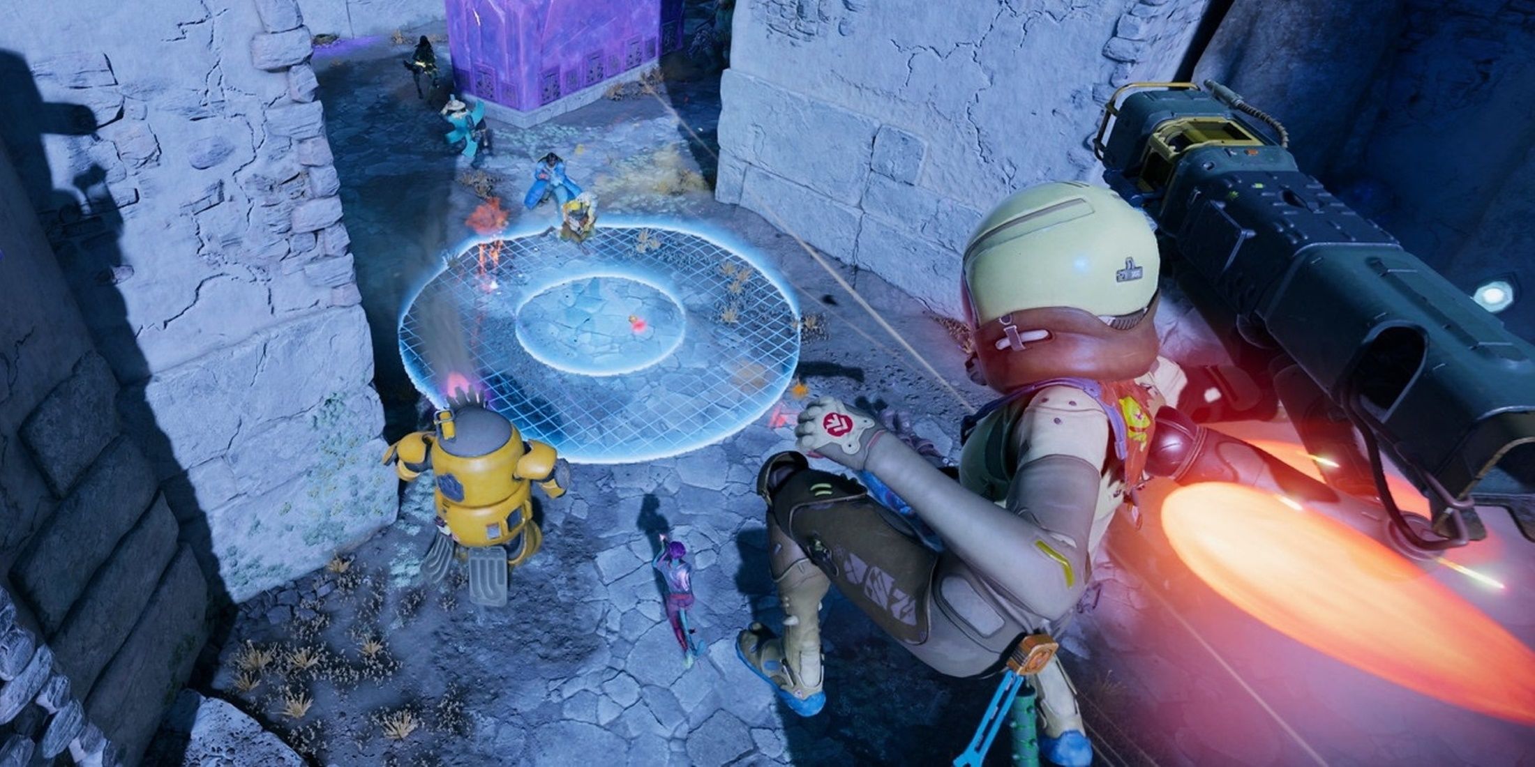 concord jetpack character floating above the ground