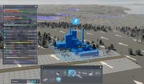 Construction Blueprints when placing a building in Cities: Skylines 2