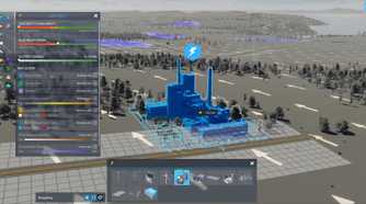 Construction Blueprints when placing a building in Cities: Skylines 2
