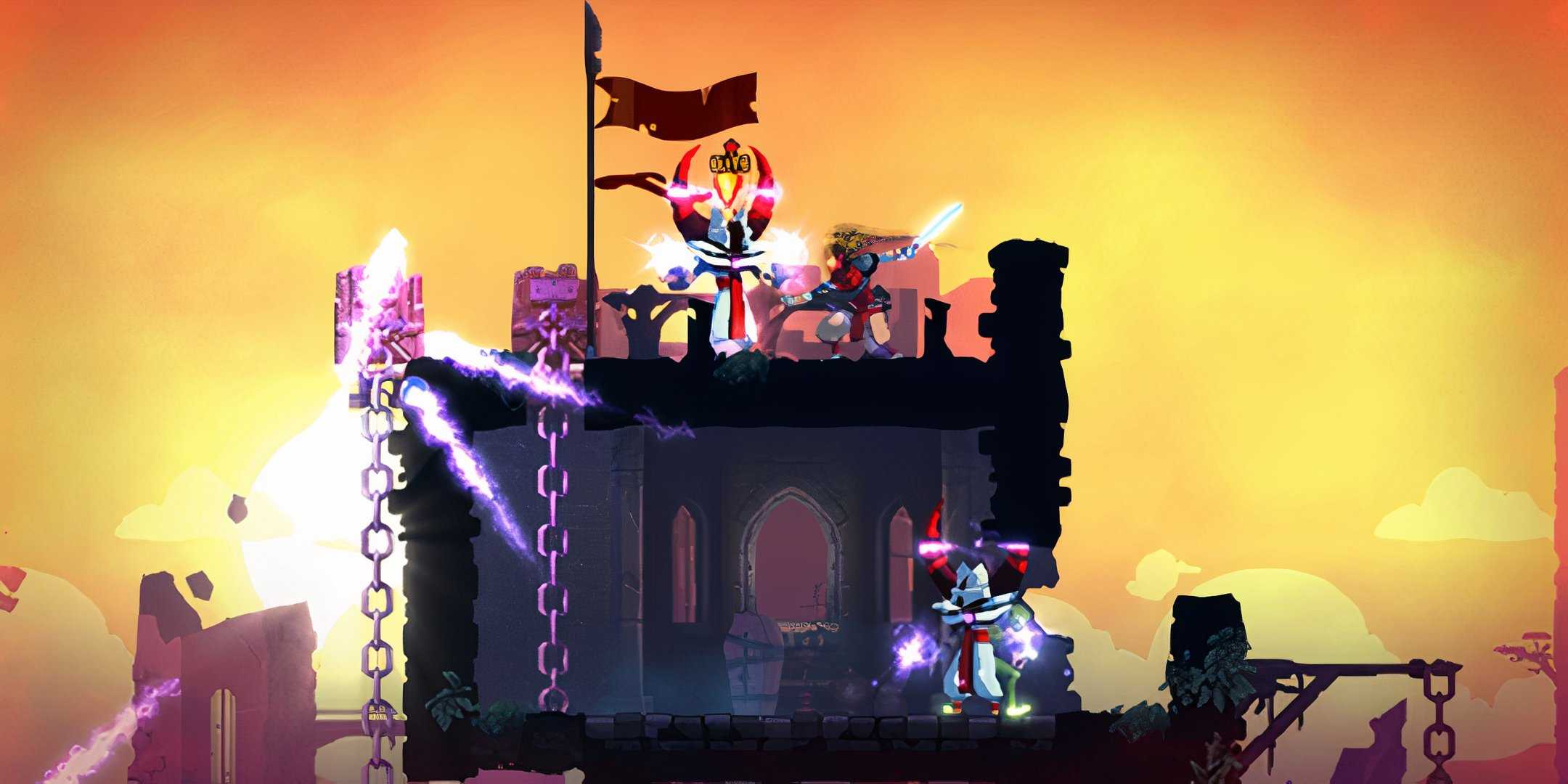 Dead Cells Rampart area two enemies