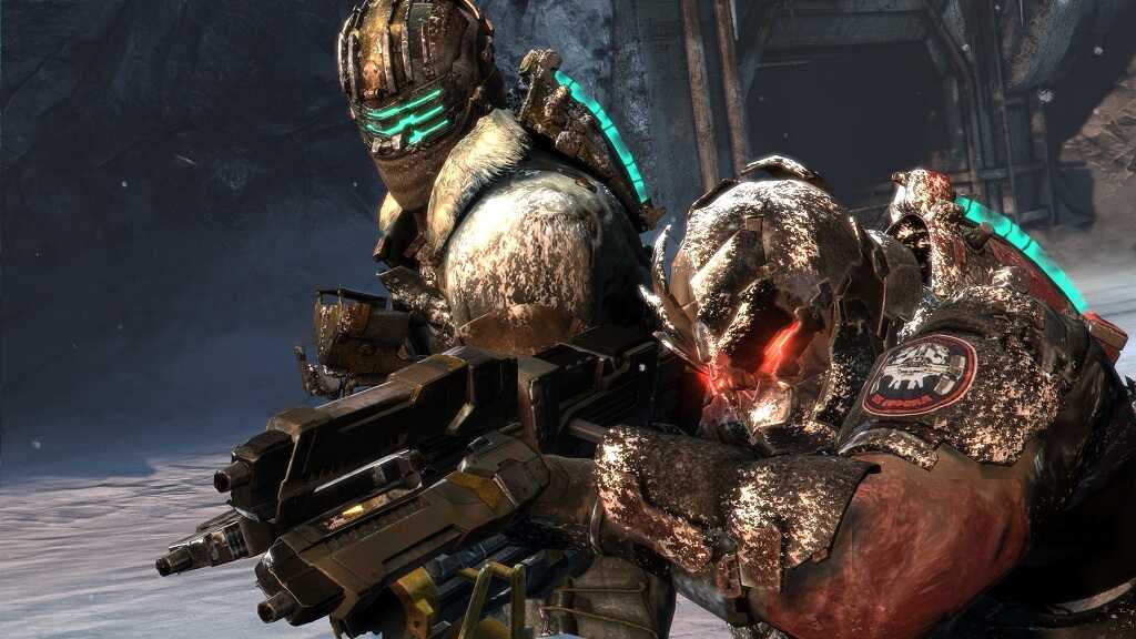 Issac and Carver in Dead Space 3