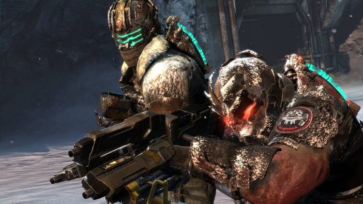 Issac and Carver in Dead Space 3