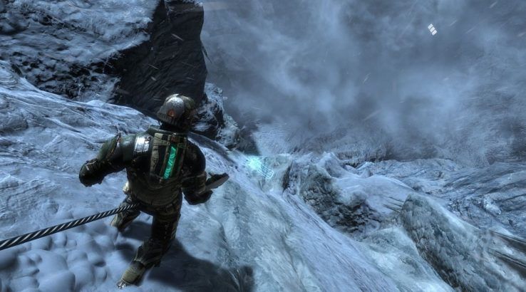 Wall climbing in Dead Space 3